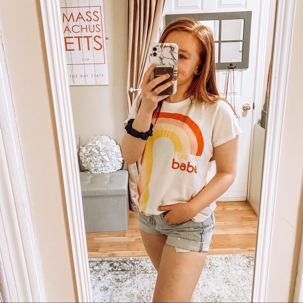 “I Got You Babe” Junk Food Rainbow T-Shirt